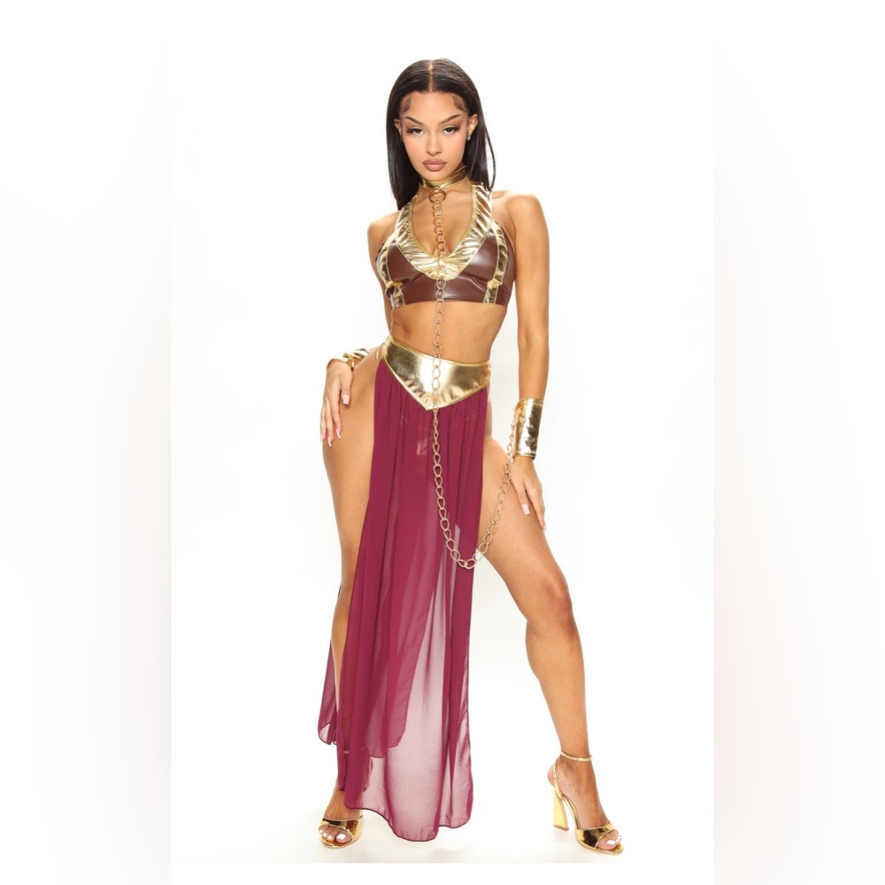 Women’s Sexy Galaxy Slave Halloween Costume